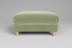 Cloud Nine - Footstool (Large), Brushed Wool Feel / Sage - thumbnail 1