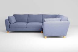 Daydream  -  Small Corner Sofa, Brushed Wool Feel / Denim - thumbnail 1