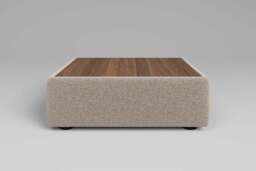 Aura - Coffee Table - Rearrangeable Modular Sofa, Oak / Basket Weave / Sand - thumbnail 5