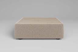 Aura - Coffee Table - Rearrangeable Modular Sofa, Oak / Basket Weave / Sand