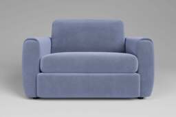 Tranquil - Loveseat, Brushed Wool Feel / Denim - thumbnail 1