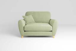 Cloud Nine - Loveseat, Brushed Wool Feel / Sage