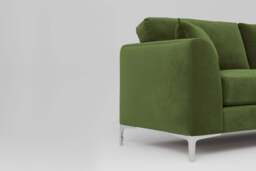 melody - 3 Seater Sofa, Soft Touch Velvet / Avocado - thumbnail 4