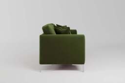 melody - 3 Seater Sofa, Soft Touch Velvet / Avocado - thumbnail 3