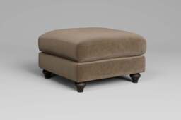 Serenity - Footstool (Medium), Luxe Woven Velvet / Mocha - thumbnail 4