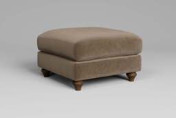 Serenity - Footstool (Medium), Luxe Woven Velvet / Mocha - thumbnail 3