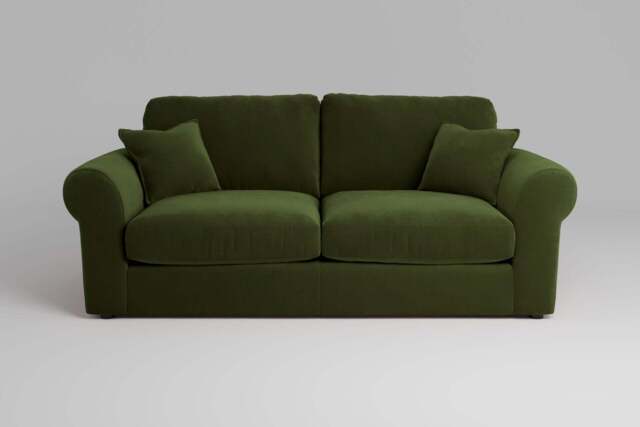 Mellow - 3 Seater Sofa, Soft Touch Velvet / Avocado - image 1