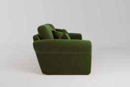 Mellow - 3 Seater Sofa, Soft Touch Velvet / Avocado - thumbnail 2