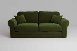 Mellow - 3 Seater Sofa, Soft Touch Velvet / Avocado - thumbnail 1