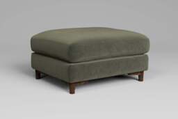 Fusion - Footstool (Large), Luxe Woven Velvet / Pine - thumbnail 3