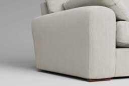 7th Heaven Maxi - 4.5 Seater Sofa, Luxe Woven Velvet / Snow - thumbnail 4