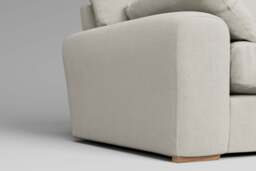 7th Heaven Maxi - 4.5 Seater Sofa, Luxe Woven Velvet / Snow - thumbnail 3