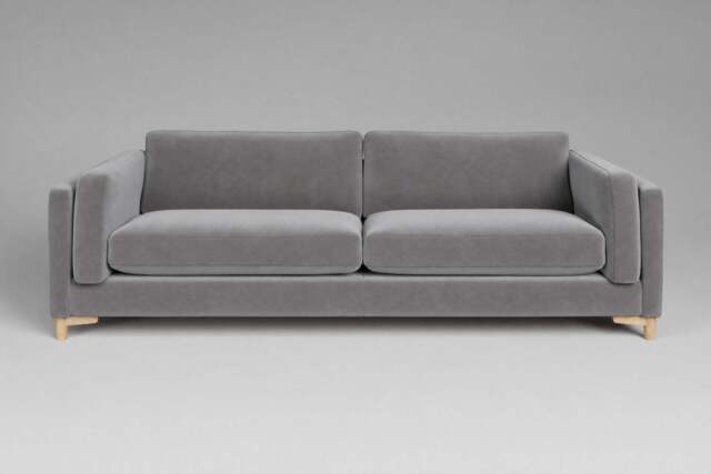 Fusion - 4.5 Seater Sofa, Brushed Wool Feel / Pewter - image 1