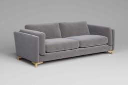 Fusion - 4.5 Seater Sofa, Brushed Wool Feel / Pewter - thumbnail 4