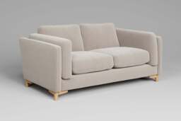 Fusion - 2 Seater Sofa, Plush Chenille / Chalk - thumbnail 2