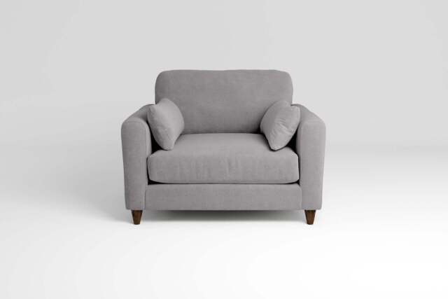 7th Heaven Midi - Loveseat, Brushed Wool Feel / Pewter - image 1