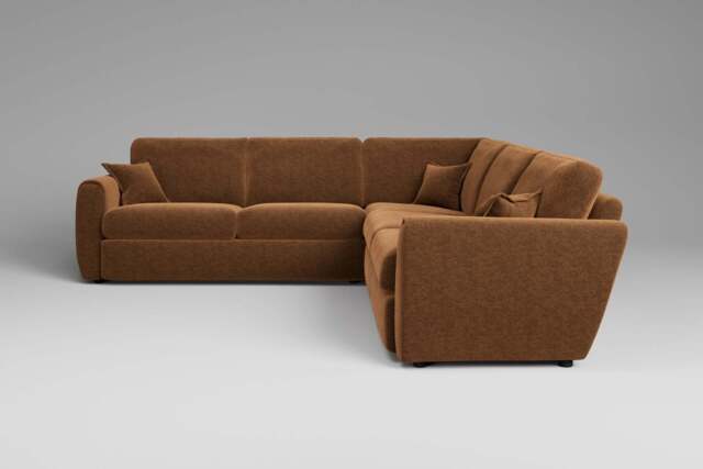 Tranquil - Large Corner Sofa, Plush Chenille / Maple - image 1