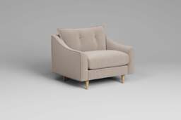 hush - Loveseat, Basket Weave / Sand - thumbnail 3