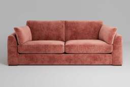 Muse - 4 Seater Sofa, Soft Woven Chenille / Spice - thumbnail 1