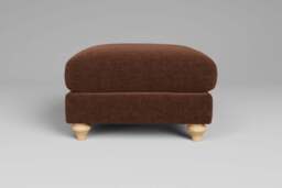 Daydream - Footstool (Medium), Plush Chenille / Spiced Treacle - thumbnail 1