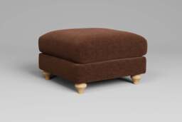Daydream - Footstool (Medium), Plush Chenille / Spiced Treacle - thumbnail 2