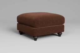 Daydream - Footstool (Medium), Plush Chenille / Spiced Treacle - thumbnail 4