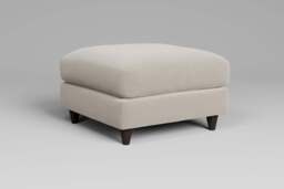 Cloud Nine - Footstool (Medium), Plush Chenille / Chalk - thumbnail 4