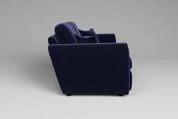 Tranquil - 4 Seater Sofa, Soft Touch Velvet / Midnight Blue - thumbnail 3