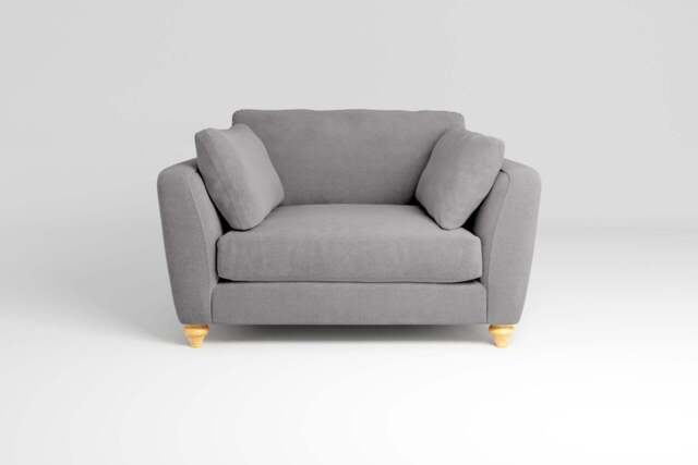 Daydream - Loveseat, Brushed Wool Feel / Pewter - image 1