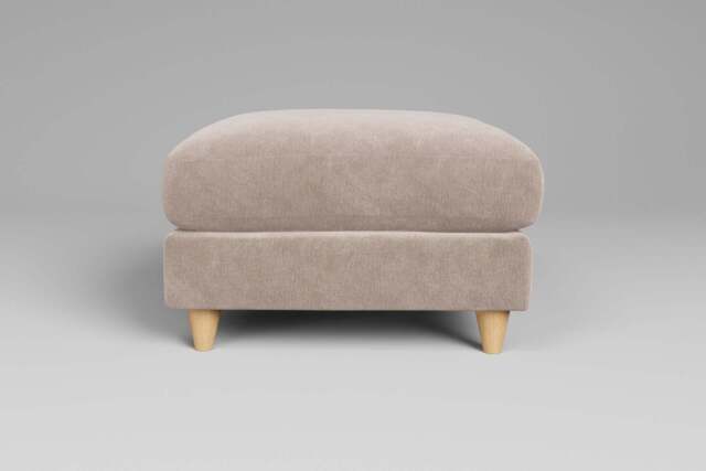Cloud Nine - Footstool (Medium), Cotton Blend / Bisque - image 1