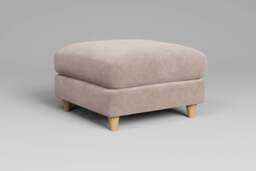 Cloud Nine - Footstool (Medium), Cotton Blend / Bisque - thumbnail 2