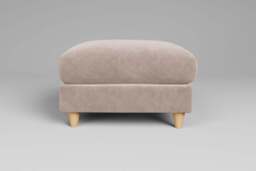 Cloud Nine - Footstool (Medium), Cotton Blend / Bisque