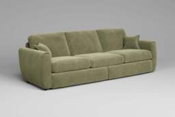 Tranquil - 5 Seater Sofa, Cotton Blend / Jade - thumbnail 2