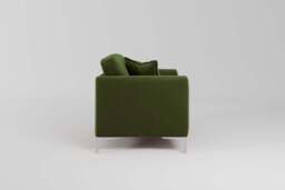melody - Loveseat, Soft Touch Velvet / Avocado - thumbnail 2