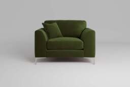 melody - Loveseat, Soft Touch Velvet / Avocado - thumbnail 1