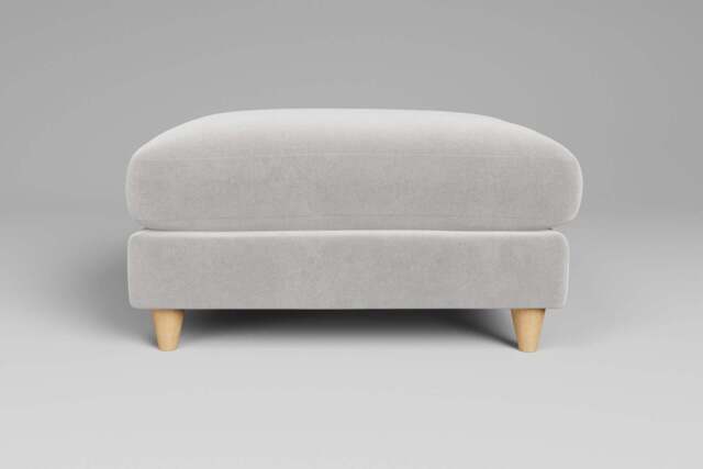 7th Heaven Midi - Footstool (Large), Brushed Wool Feel / Whisper - image 1