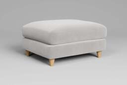 7th Heaven Midi - Footstool (Large), Brushed Wool Feel / Whisper - thumbnail 2