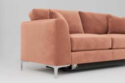 melody - 3 Seater Sofa Bed, Soft Touch Velvet / Cinnamon - thumbnail 2