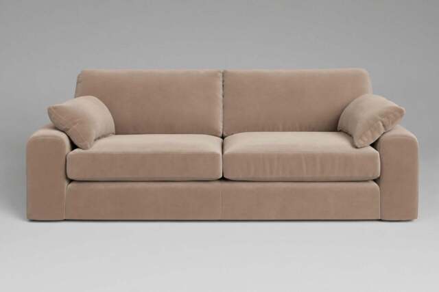 7th Heaven Maxi - 4.5 Seater Sofa, Soft Touch Velvet / Soft Mink - image 1