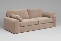 7th Heaven Maxi - 4.5 Seater Sofa, Soft Touch Velvet / Soft Mink - thumbnail 2