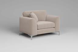 melody - Loveseat, Basket Weave / Sand - thumbnail 3