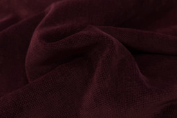 Tranquil - Large Storage Stool, Luxe Woven Velvet / Pomegranate - thumbnail 3