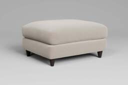 Cloud Nine - Footstool (Large), Plush Chenille / Chalk - thumbnail 4