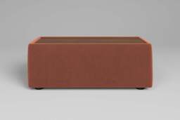 Utopia - Side Table - Rearrangeable Modular Sofa, Oak / Soft Touch Velvet / Cinnamon - thumbnail 4
