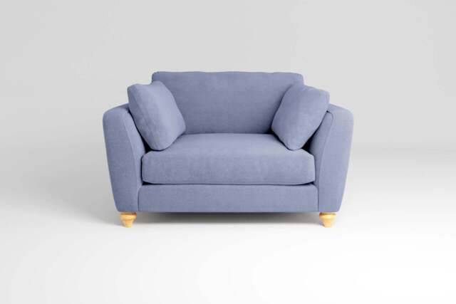 Daydream - Loveseat, Brushed Wool Feel / Denim - image 1
