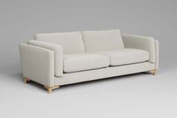 Fusion - 4.5 Seater Sofa, Luxe Woven Velvet / Snow - thumbnail 4