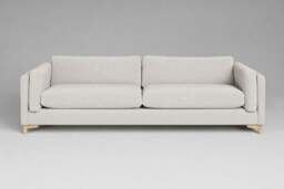 Fusion - 4.5 Seater Sofa, Luxe Woven Velvet / Snow