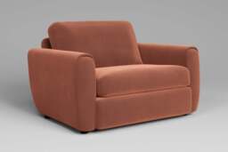 Tranquil - Loveseat, Soft Touch Velvet / Cinnamon - thumbnail 3