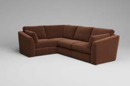 Muse - Small Corner Sofa, Soft Woven Chenille / Spice - thumbnail 7