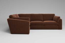 Muse - Small Corner Sofa, Soft Woven Chenille / Spice - thumbnail 6